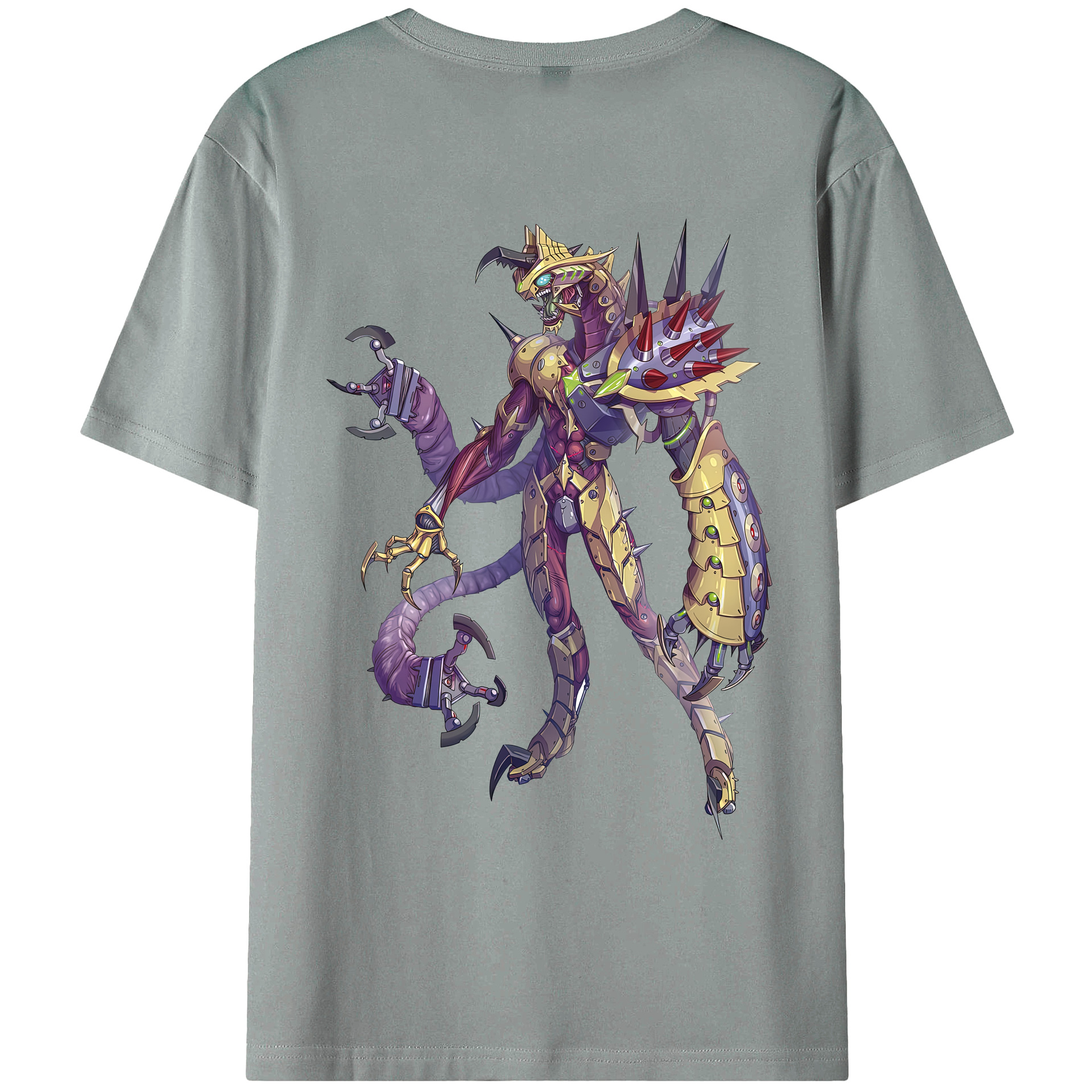 （画像用） ウルトラマン Ultraman 綿100％ メンズ半袖Tシャツ（バックプリント） 通気性